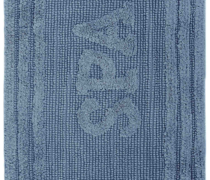  Килимок для ванної кімнати 80052 WOVEN RUG blue