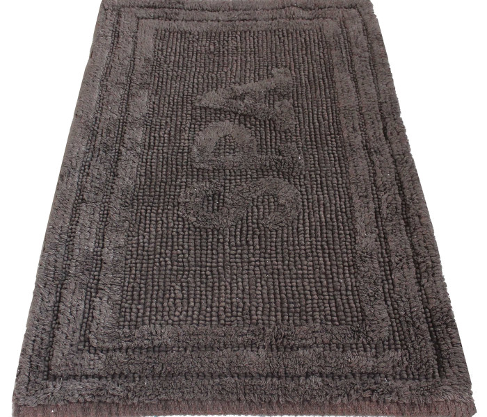 Коврик для ванной 80052 WOVEN RUG dk.grey