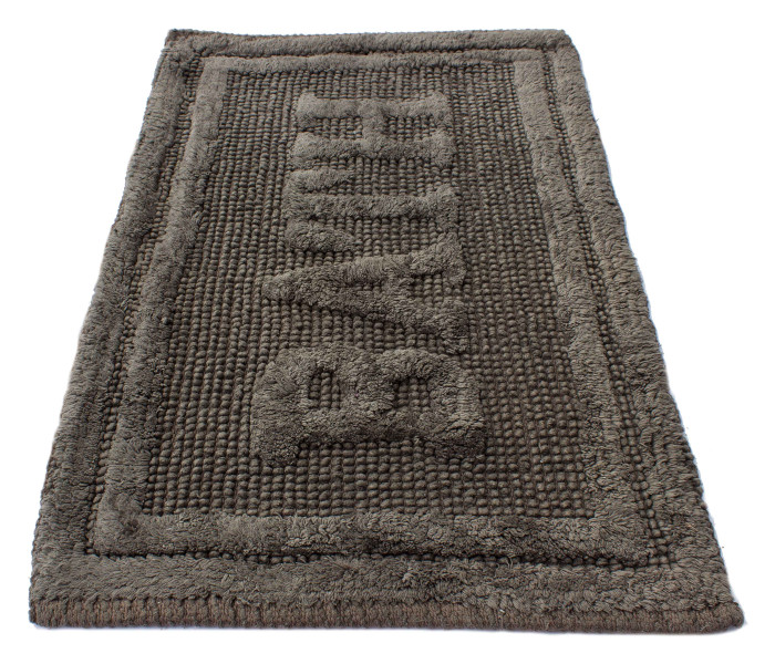 Коврик для ванной 16304 WOVEN RUG dk.grey