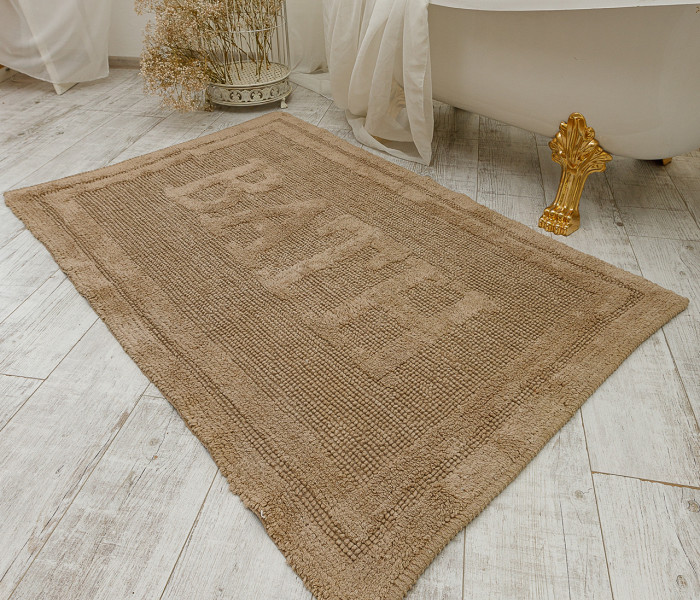 Коврик для ванной 16304 WOVEN RUG beige 4