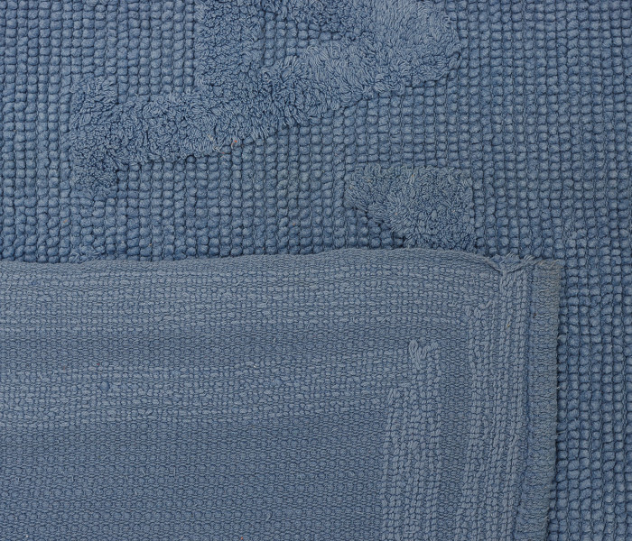 Коврик для ванной 16304 WOVEN RUG blue 1