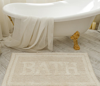  Килимок для ванної кімнати 16304 WOVEN RUG ecru