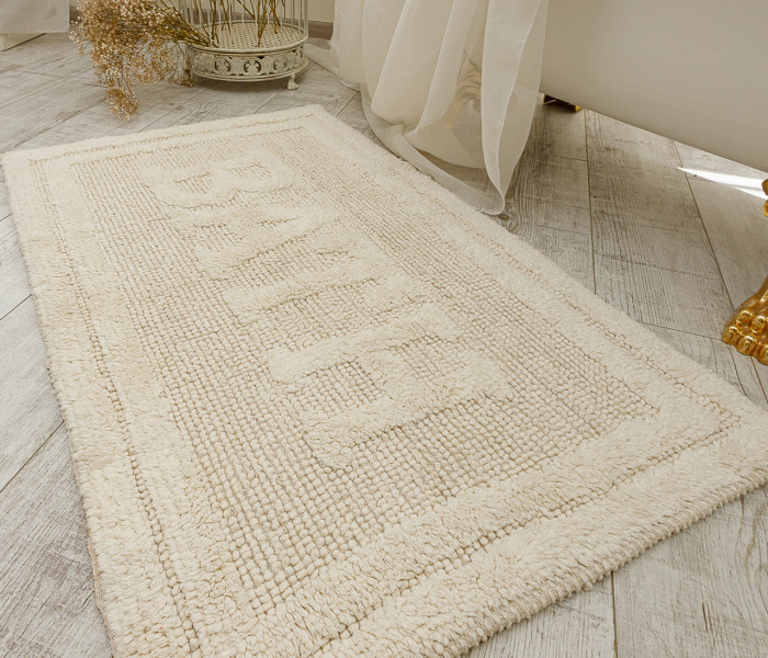 Коврик для ванной 16304 WOVEN RUG ecru 2