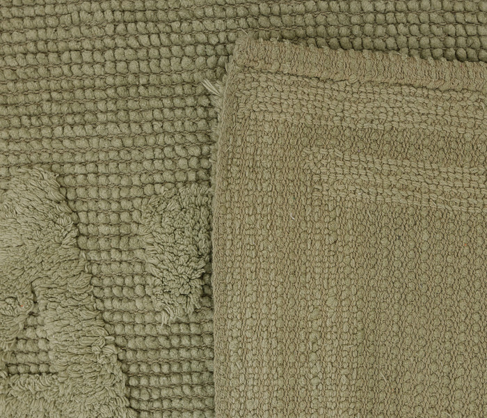Коврик для ванной 16304 WOVEN RUG green 3