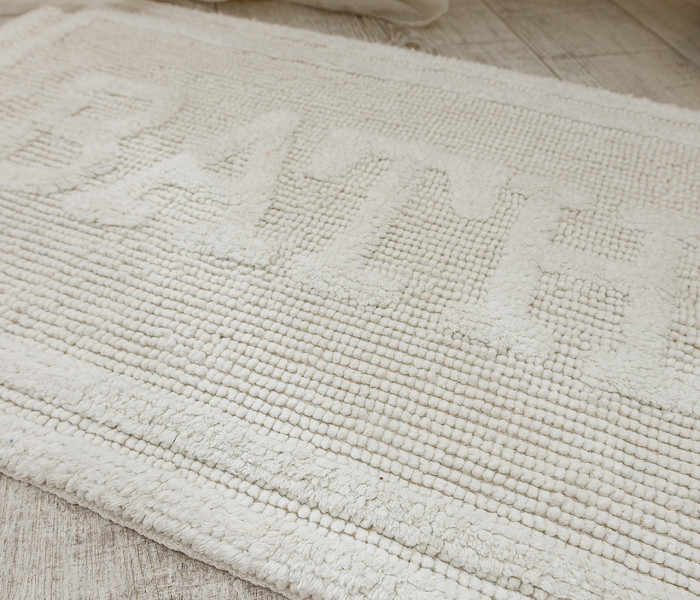  Килимок для ванної кімнати 16304 WOVEN RUG white 3