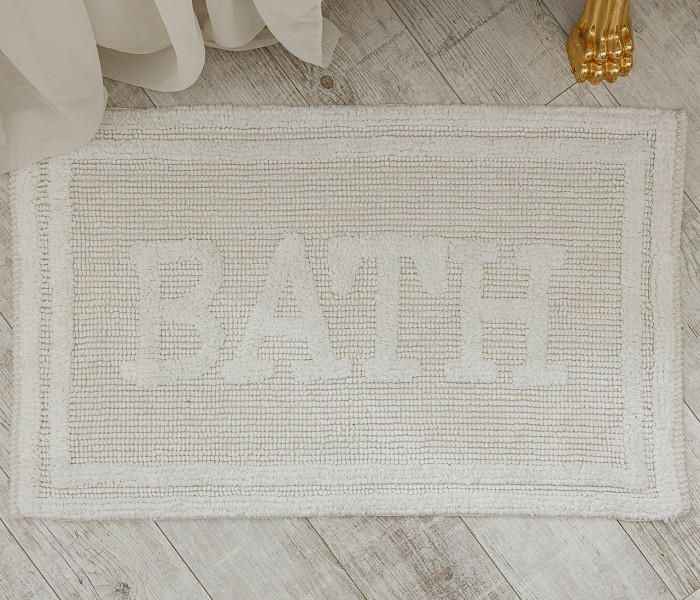  Килимок для ванної кімнати 16304 WOVEN RUG white 4