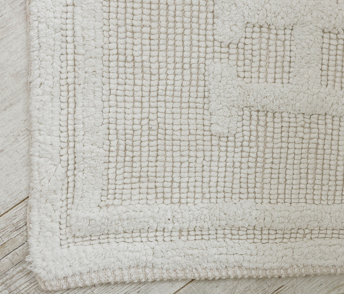  Килимок для ванної кімнати 16304 WOVEN RUG white 5