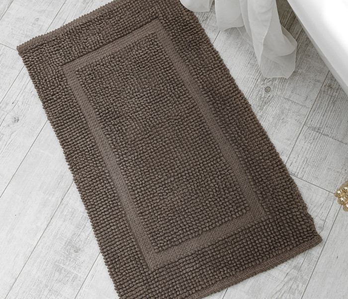 Коврик для ванной 16514 WOVEN RUG dk.grey 2
