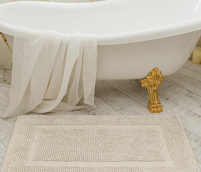 Килимок для ванної кімнати 16514 WOVEN RUG ecru