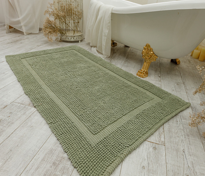  Килимок для ванної кімнати 16514 WOVEN RUG green 5