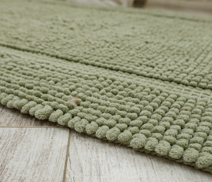  Килимок для ванної кімнати 16514 WOVEN RUG green 3