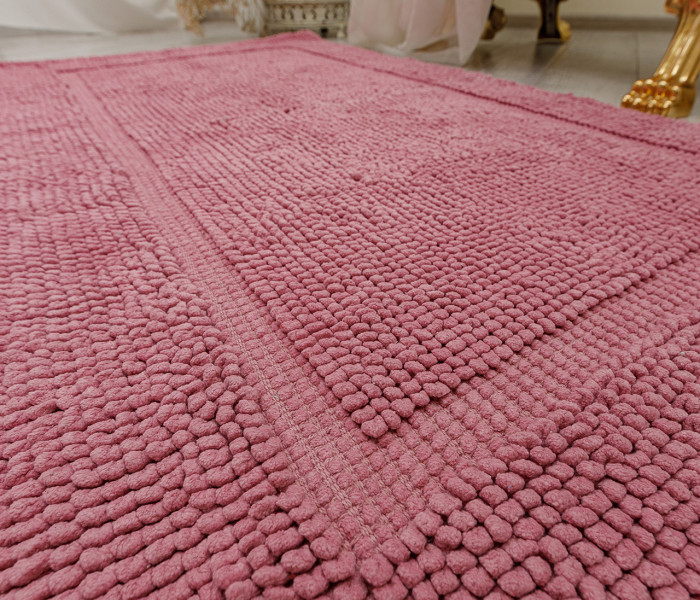 Коврик для ванной 16514 WOVEN RUG pink 4
