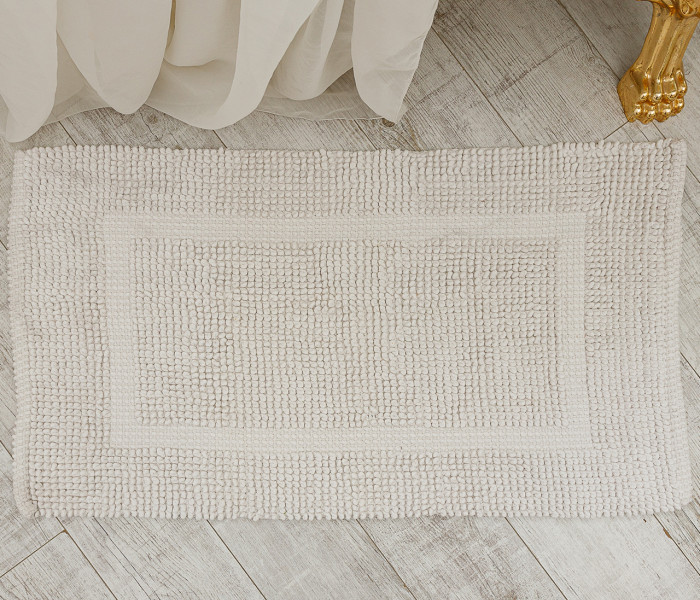  Килимок для ванної кімнати 16514 WOVEN RUG white 4