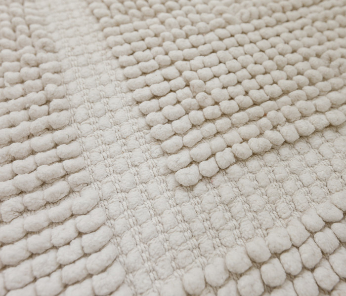  Килимок для ванної кімнати 16514 WOVEN RUG white 2