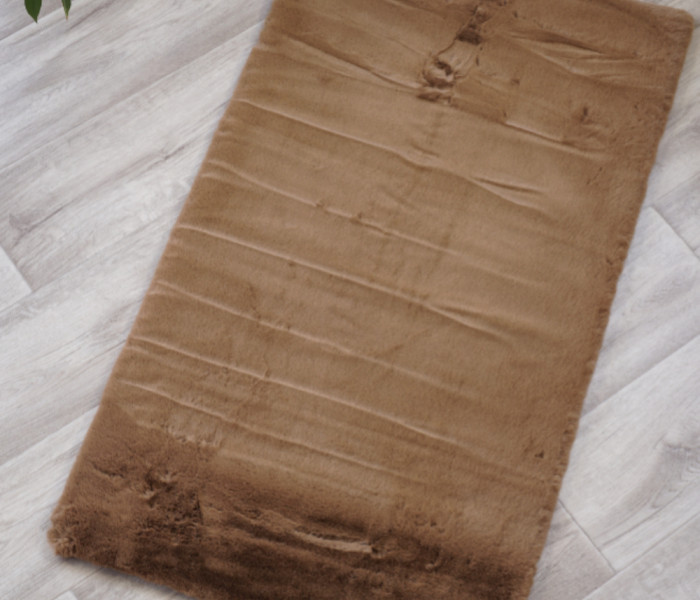 Коврик искусственный кролик ESTERA TPR brown