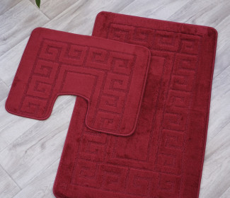 Комплект для ванної кімнати MAXIMUS ETHNIC BURGUNDY