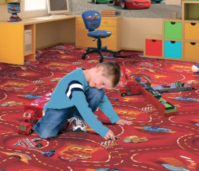 Дитячий ковролін CARS FELT