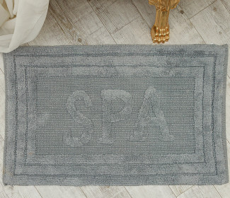  Килимок для ванної кімнати 80052 WOVEN RUG l.grey