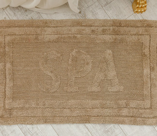  Килимок для ванної кімнати 80052 WOVEN RUG beige