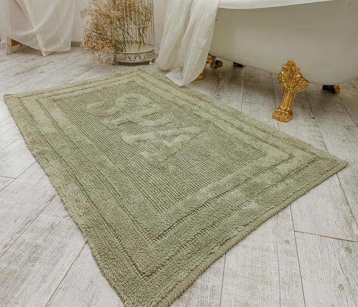 Коврик для ванной 80052 WOVEN RUG green 5
