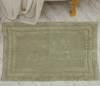  Килимок для ванної кімнати 80052 WOVEN RUG green