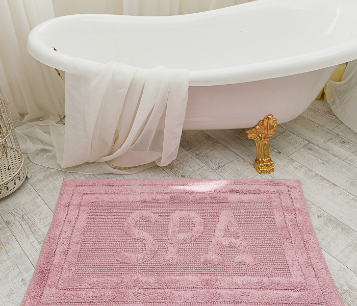 Коврик для ванной 80052 WOVEN RUG pink