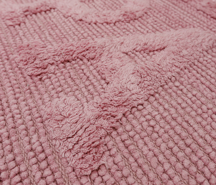 Коврик для ванной 80052 WOVEN RUG pink 3