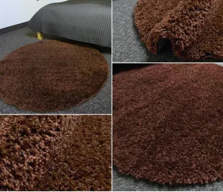 Ковер SHAGGY LOCA BROWN круг