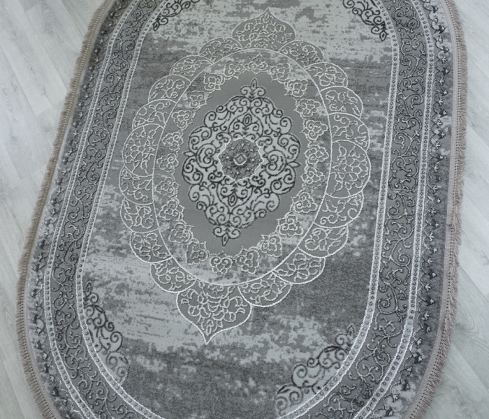 Акриловий килим LEVADO 08098A L.Grey/L.Grey