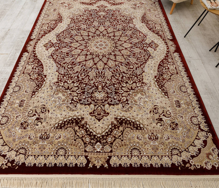 Килим ESFEHAN AG56A D.RED/L.BEIGE  1