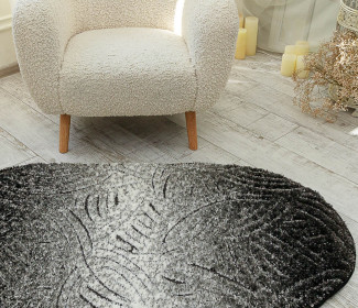 Килим LUNA 2434B P.Black/P.Grey