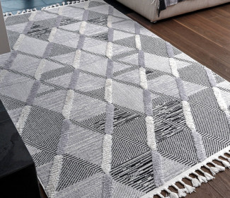 Килим BILBAO Z703A white/grey