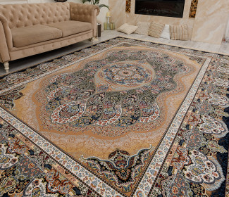 Перський килим HALIF 3780 HB walnut