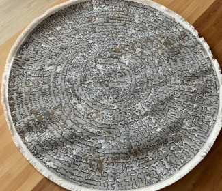 Ковер HERA TU73A light grey круг