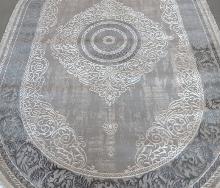Акриловый ковер CRAFT gray oval 3