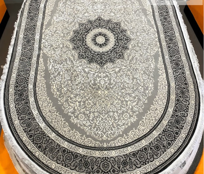 Акриловый ковер CRAFT gray oval 5