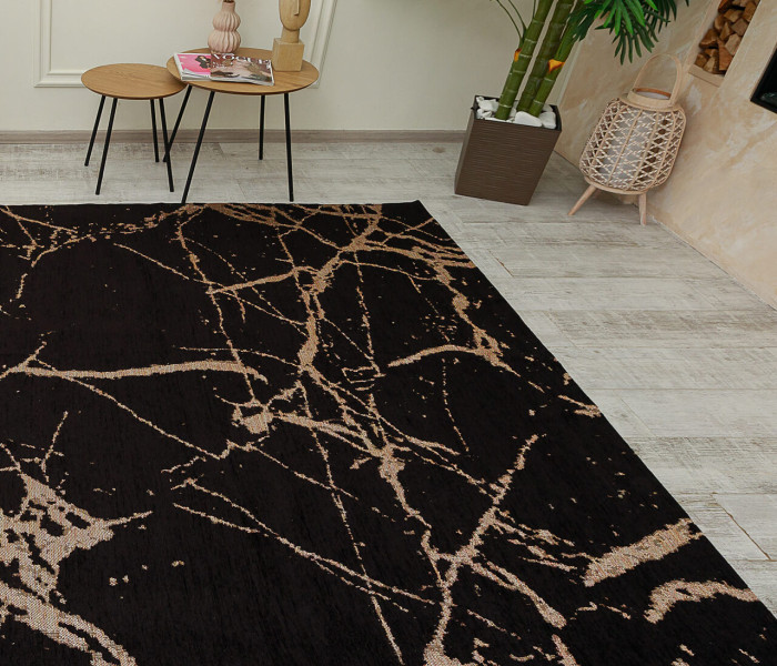 Сучасний килим LOTUS 114284 black 2