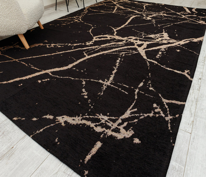 Сучасний килим LOTUS 114284 black 12
