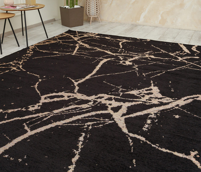 Сучасний килим LOTUS 114284 black 8