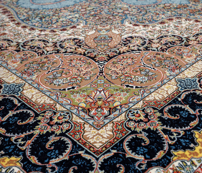 Перський килим Padishah 4001 blue 3