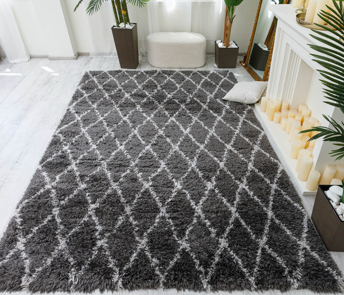 Килим QUATTRO 3507A d.grey/l.grey 3