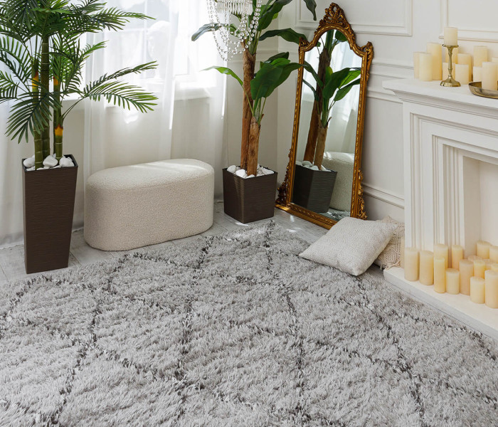 Ковер QUATTRO 3508A l.grey/bone 2
