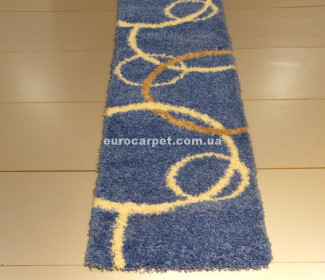 ДОРОЖКА SHAGGY GOLD 8018 Blue