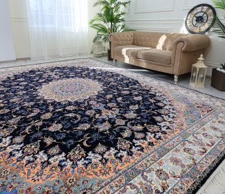 Перський килим SHAHRIYAR 017 dark blue