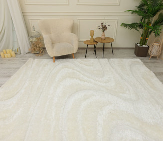 Ворсистый ковер THERAPY 2228b P.White/P.White