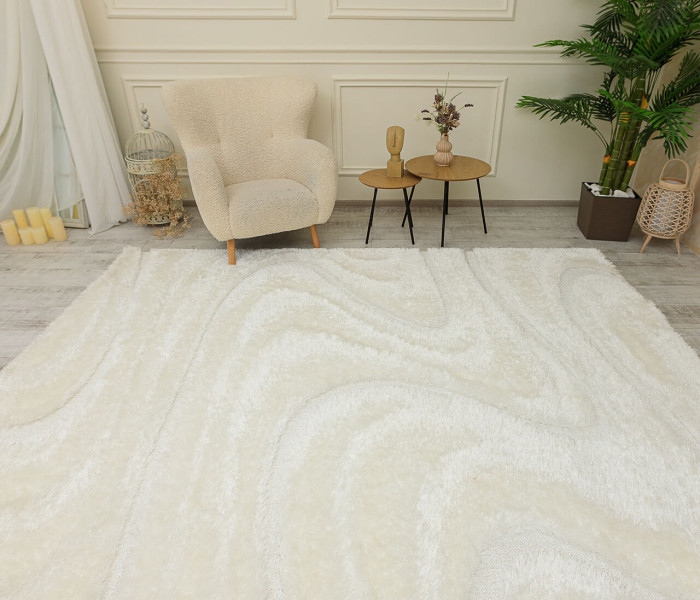 Ворсистый ковер THERAPY 2228b P.White/P.White
