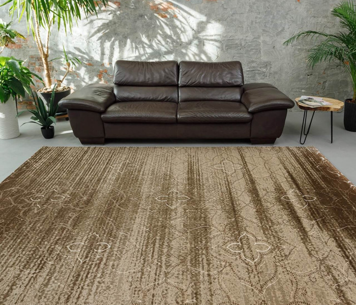 Ковер VOGUE 9854A BROWN/P.L.BEIGE