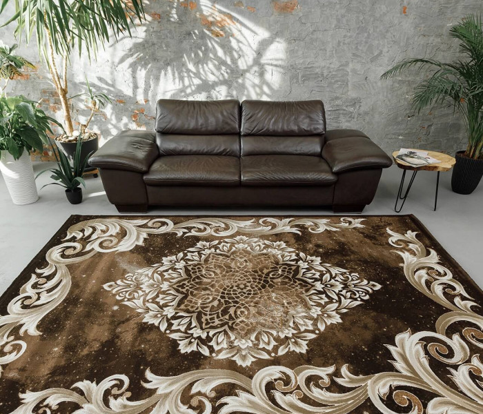 Ковер VOGUE AA31A d.brown/d.beige 6