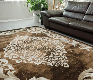 Ковер VOGUE AA31A d.brown/d.beige