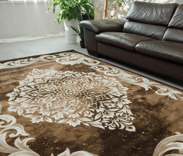 Ковер VOGUE AA31A d.brown/d.beige